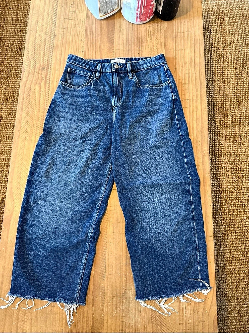 MNG Women's Straight Leg Jeans in Blue